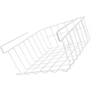 Panier de rangement en fil métallique fonctionnel au charme industriel, fil de fer de calibre épais pour une grande résistance avec poignées latérales pour un transport facile - Product Image 6