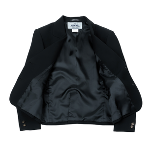 Nhà Sản Xuất Tùy Chỉnh Duy Nhất Ngực Thanh Lịch Thời Trang Phong Cách Sang Trọng <span class=keywords><strong>Blazer</strong></span> Đồng Phục Trường <span class=keywords><strong>Womens</strong></span> Quần Áo Bán Buôn Chất Lượng Cao - Product Image 1
