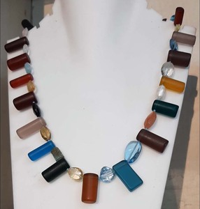 Collar de Plata de Ley 925 con piedras preciosas talladas en cornalina real, joyería hecha a mano para regalo del Día de la madre, regalo de cumpleaños para hermana - Product Image 3