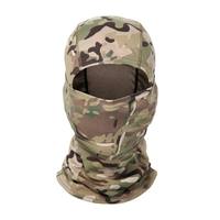 Cagoule tactique intégrale camouflage pour la chasse en extérieur, coupe-vent, 100% polyester, style personnalisé avec logo 4