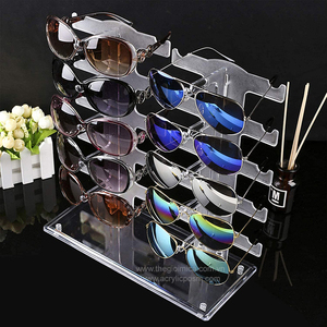 Conveniente estante de exhibición de bandeja de acrílico plegable Cómodo soporte de escritorio para gafas - Product Image 4