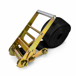 Industrial <b>Cargo</b> Handling High Strength Ratchet Tie Down Strap Polyester 100mm 10000kg Hook Custom Manufacturing Service - Product Image 6