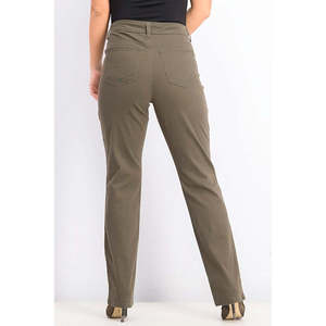 Jeans in denim verde da donna Style & Co, taglia 14, traspiranti, a gamba dritta, con controllo pancia e decorazione semplice con bottoni alla moda - Product Image 2