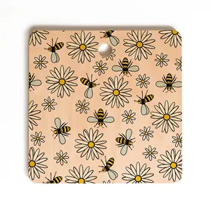 Esmalte de bloque de cortar de madera de mango impreso con tabla de cortar de madera de diseño múltiple personalizado para uso en la cocina del Hotel en casa - Product Image 6