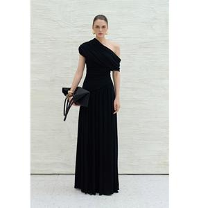 New Arrival Women Dresses Quality NYX KNIT OFF THE SHOULDER DRESS ODM Sleeveless 95% Acetate 5% Spandex <b>Skirts</b> From WhiteAnt - Product Image 5