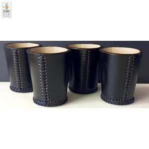Vaso para Dados de Cuero Natural Personalizado – Juego de Vasos para Dados de Cuero Crudo Hechos a Mano - Product Image 2