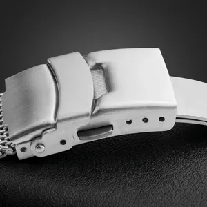 Unisex Luxury B01 Stainless Steel <b>Watch</b> Buckle 20mm Durable Metal Strap Clasp for Wristwatch Band Replacement <b>Watch</b> Part - Product Image 5