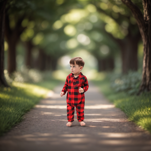 D0901TA01 vente en gros de pyjamas à manches longues pour femmes style de noël vêtements de nuit pour la famille combinaison pour bébé mode féminine - Product Image 3