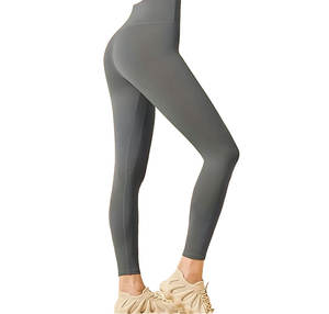Leggings en tissu extensible pour femmes avec logo personnalisé Design OEM Matériau respirant pour les promotions au détail avec techniques de strass - Product Image 2