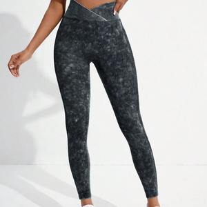 Leggings taille haute pour femmes, pantalon de yoga pour le contrôle du ventre, pour l'entraînement, la course à pied, leggings de sport pour femmes, grande taille - Product Image 6