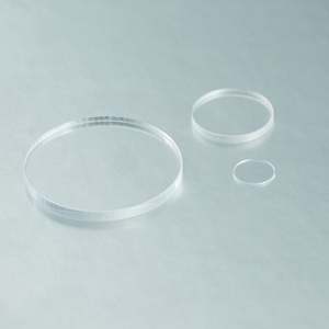 Stock optique ménisque lentille fluorure de baryum (BaF2) 25.4x5mm revêtement antireflet fenêtre de protection - Product Image 5