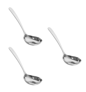 Ensemble de cuillères de mariage en acier inoxydable au design de luxe pour les fêtes de mariage-Cuillère de service à dessert/gâteau - Product Image 6