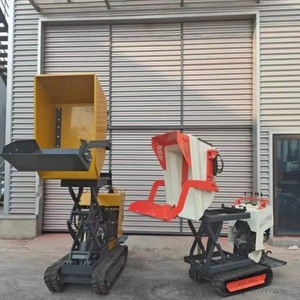 Mini-dumpers compacts sur chenilles pour chantier, remorque porte-bennes pour travaux de terrassement et aménagement paysager, à vendre - Product Image 1