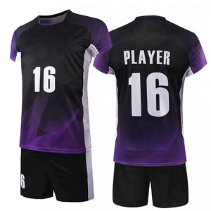 Wholesale Fully Sublimated Men's <b>Volleyball</b> Jersey Shorts New Design Quick Dry Sublimation Uniform OEM Customized <b>Sets</b> - Product Image 1