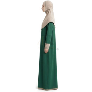 Robe de prière pour femmes, tenue de prière musulmane modeste, vêtement islamique long avec un design confortable pour la prière quotidienne - Product Image 3