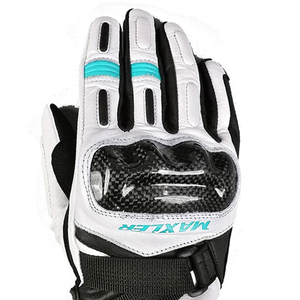 Winter Summer Half Finger Waterproof Leather Motorbike Racing <b>Gloves</b> Durable Comfort Protection - Product Image 5