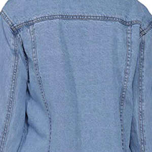 Blouson bomber en denim matelassé classique pour femmes, tissu tissé respirant écologique, logo personnalisé, vente en gros, mode streetwear - Product Image 6