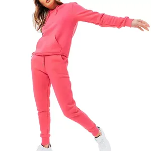 Hot Selling Women 2 Piece Outfits Pants Sweat Suits for Ladies Crop <b>Top</b> Hoodie <b>and</b> Jogger <b>Sets</b> Tracksuit Sweaters <b>Tops</b> 2026 - Product Image 1
