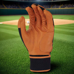 Guantes de bateo de béisbol de alta calidad de fabricación profesional en color sólido Guantes de bateo de béisbol cómodos de nuevo estilo - Product Image 3