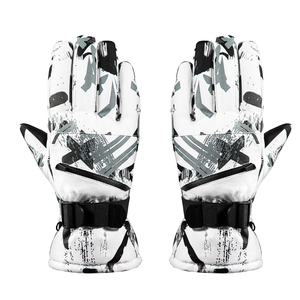 Gants de ski d'hiver en cuir 100% personnalisés, chauds et imperméables, mitaines de snowboard respirantes - Product Image 6