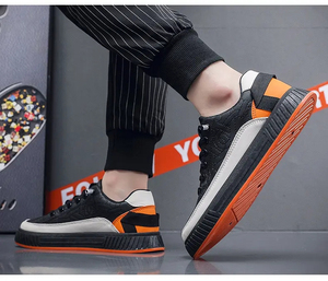 รองเท้าผ้าใบลำลองแบบ unisex น้ำหนักเบา ระบายอากาศได้ดี รองรับแรงกระแทก กันลื่น ดีไซน์ทันสมัย สปอร์ต เหมาะสำหรับเดิน วิ่ง ใส่สบายตลอดวัน - Product Image 5