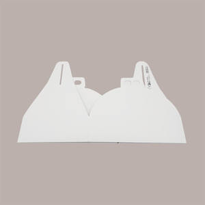 Boîte à nourriture rectangulaire en fibre blanche, 335x2335 H90 mm, lot de 10, en papier, durable et élégante - Product Image 4