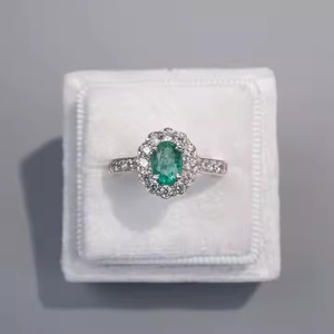 Anillo de diamantes personalizado, totalmente Chapado en plata 925, anillo de diamantes, regalo para ella - Product Image 4