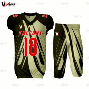 2026 pas cher prix jeunesse et adulte uniforme de Football américain personnalisé maillot et pantalon de Football américain ensemble tissu de haute qualité - Product Image 4