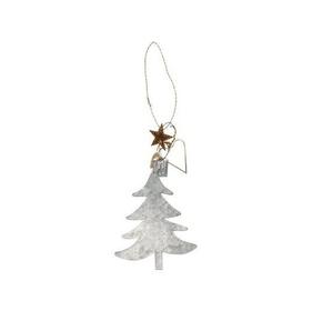 Adorno colgante de Navidad galvanizado decorativo para decoración de árbol rústico y celebración de vacaciones en el hogar - Product Image 1