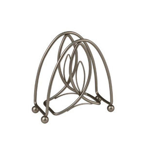 Design attrayant couleur noire porte-serviettes forme Triangle support de mouchoirs pour la maison hôtel fournitures décoration de Table porte-serviettes - Product Image 4