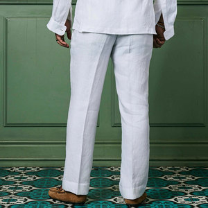 ชุดซาฟารีสไตล์วินเทจพร้อมเสื้อเชิ้ตติดกระดุมและกางเกงด้านหน้าแบนชุดซาฟารีพร้อมผ้าทนทาน - Product Image 5