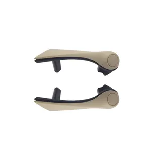 Ensemble complet d'accoudoirs de porte intérieurs en cuir et ABS beige pour Renault Mégane, droit-gauche-7701475317 - Product Image 1