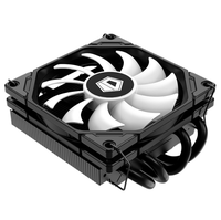 ID-IS-40X de refroidissement radiateur CPU à profil bas LGA1700 1200 115x AM4 4 caloduc noir 9cm ventilateur refroidissement 45mm hauteur pour châssis A4