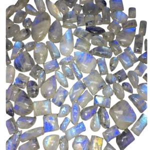 พลอยทรงหลวมรูปพระจันทร์สีรุ้งทรงรี3มม. ทรงรี - Product Image 1