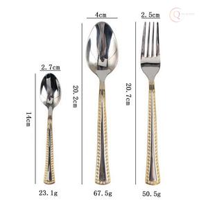 Ensemble de couverts décoratifs pour une présentation de table élégante |   Couverts élégants en acier inoxydable - Product Image 6