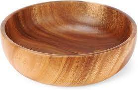Cuenco de madera hecho a mano para ensalada y comida, cuenco de cocina personalizado - Product Image 2