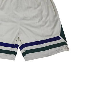 Pantalones cortos de malla personalizados de alta calidad para hombre, pantalones cortos de baloncesto en blanco, entrenamiento ligero rápido, transpirables para hombre - Product Image 5
