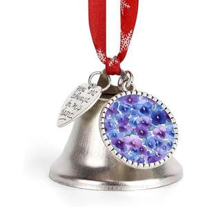 Ornement de décoration de cloche de Noël en métal moderne pour décor de fête de vacances élégant suspendu festif Unique cloche de Noël en gros - Product Image 1