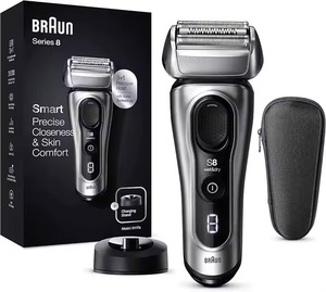 เครื่องโกนหนวดไฟฟ้าแบบเปียกและแห้งสำหรับ Braun ซีรี่ย์9 Pro พร้อมทริมเมอร์ USB ชาร์จได้ภาษาเยอรมัน - Product Image 2