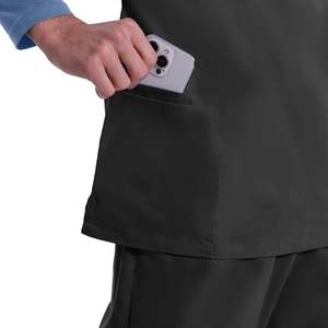 Conjunto de exfoliación de hospital para hombre, ropa de diario de ajuste clásico, conjunto de Top y pantalones exfoliantes para hombre, ropa de trabajo profesional - Product Image 5