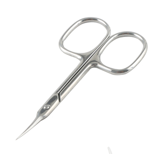 Cómodas empuñaduras de mano Herramientas de manicura y pedicura Tijeras Superficie de corte precisa curvada Tijera de punta afilada - Product Image 1