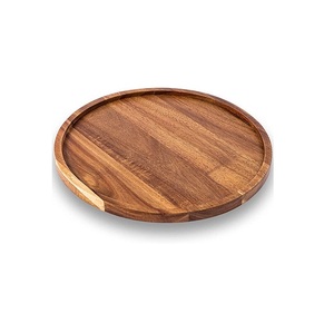 Bandejas de servicio de bambú con asas Bandejas de servicio de madera de bambú para juego de alimentos con diferentes tamaños - Product Image 2