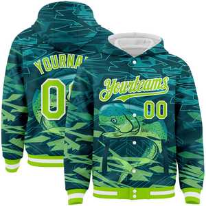 Elegante chaqueta universitaria de pesca con letras para hombres con capucha capa interior cálida chaqueta a prueba de viento para exteriores bordado de club de equipo - Product Image 6