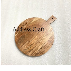 Tabla de cortar con bordes naturales de madera, material ecológico, recién llegado, hecha a mano, de madera, tabla para cortar verduras en Address Craft India - Product Image 4