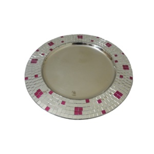 Restaurant Cuisine Traiteur Utilisation Alimentaire Biscuits Service Chargeur Assiettes Élégant Décoratif Bordure Chargeur Assiette Assiette Dîner - Product Image 6