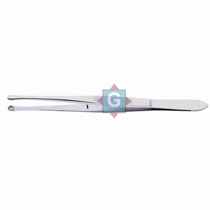Forceps de tissu de pansement chirurgical manuel en acier inoxydable de haute qualité certifié CE classe I - Product Image 1