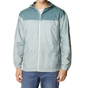 Chaqueta Cortavientos Personalizada para Hombre, Estilo Urbano, Servicio OEM, Diseño con Letras Personalizadas, Transpirable y de Secado Rápido - Product Image 1