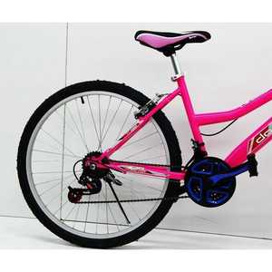 จักรยานเมือง Dorello 2600รุ่น26ความเร็วเดียวสีชมพูจัดการกับวัสดุส้อมเหล็กและอลูมิเนียมในวันนี้ - Product Image 2