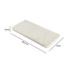 Plateau en marbre moderne de luxe Art déco élégant Plateau rectangulaire de service pour la décoration de la maison Vente en gros de Noël - Product Image 3