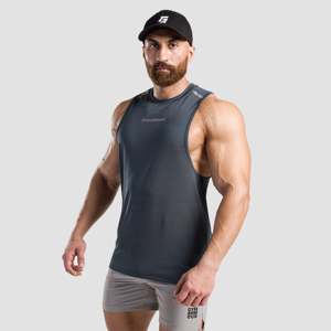 เสื้อกล้ามสะท้อนแสงสีเทาสำหรับผู้ชายสำหรับออกกำลังกายในยิม - Product Image 3